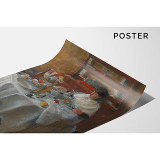Reproduction La mangeuse d'huitres - James Ensor