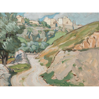 Reproduction La route de Jérusalem, Étude - Anna Boberg