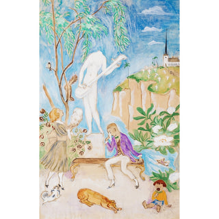 Reproduction La statue brisée II - Nils Dardel