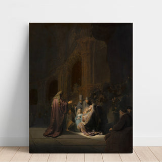 Reproduction Le Cantique de Siméon - Rembrandt van Rijn