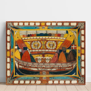 Reproduction Le Dieu-Père-Géant-Foudre-Transparent - Adolf Wölfli