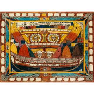 Reproduction Le Dieu-Père-Géant-Foudre-Transparent - Adolf Wölfli