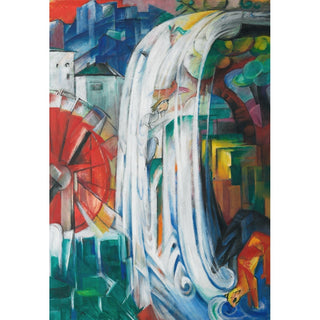 Reproduction Le Moulin ensorcelé - Franz Marc