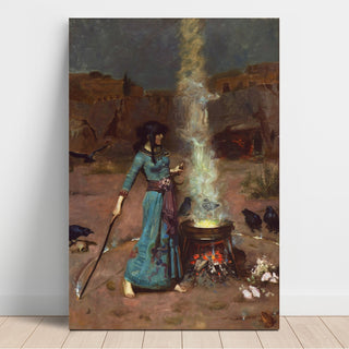 Reproduction Le cercle magique - John William Waterhouse
