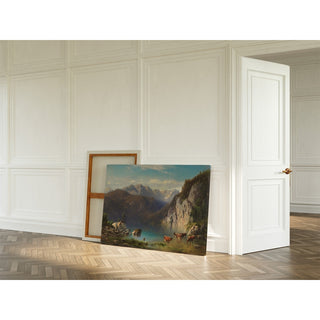 Reproduction Le lac Alpsee près de Hohenschwangau - Carl Millner