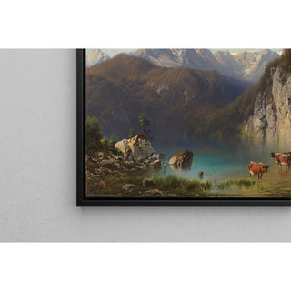 Reproduction Le lac Alpsee près de Hohenschwangau - Carl Millner