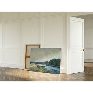 Reproduction Les rives de l'Oise - Alfred Sisley