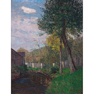 Reproduction Lit de ruisseau en automne - Alfred Zoff
