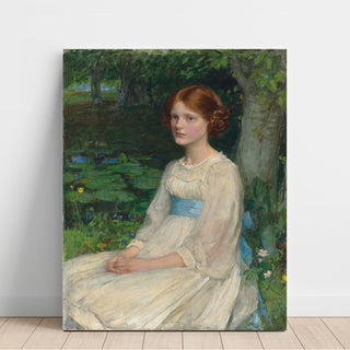 Reproduction Mademoiselle Betty Pollock - John William Waterhouse