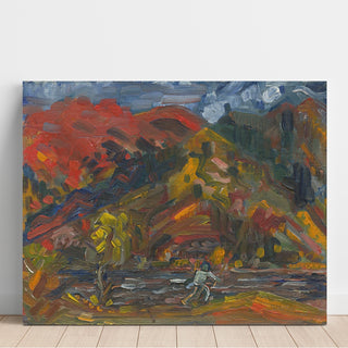 Reproduction Man on the River Bank - Arnold Peter Weisz-Kubínčan