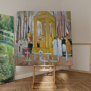 Reproduction Messe devant la tombe d'Ernest Psichari - Maurice Denis