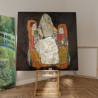 Reproduction Mutter mit Zwei Kindern III - Egon Schiele