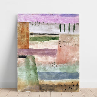 Reproduction Paysage avec peupliers - Paul Klee