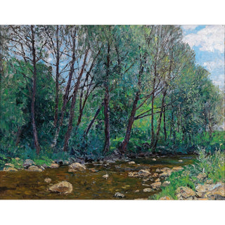 Reproduction Paysage fluvial - Alfred Zoff
