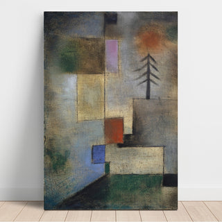 Reproduction Petit tableau de sapins - Paul Klee