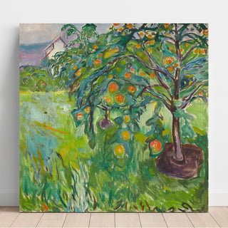 Reproduction Pommier près de l'atelier - Edvard Munch