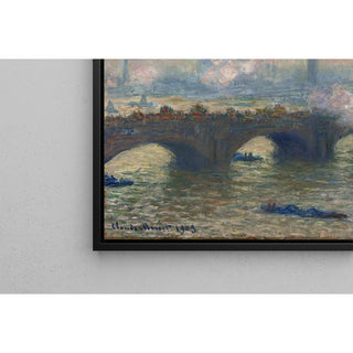 Reproduction Pont de Waterloo, journée grise - Claude Monet