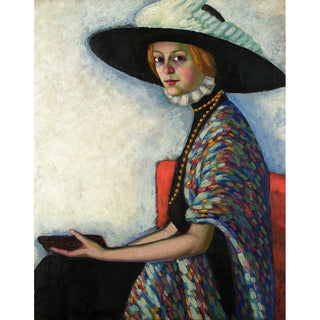 Reproduction Portrait d'Alide Asmuse - Konrad Mägi