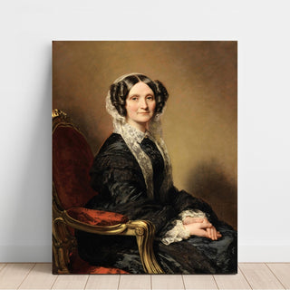 Reproduction Portrait de Madame François-Marie Delessert - Franz Xaver Winterhalter