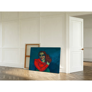 Reproduction Portrait féminin - Karl Wiener