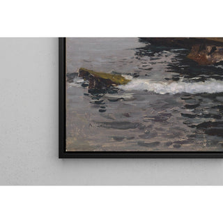 Reproduction Rivage rocheux à Capo Lungo - Alfred Zoff