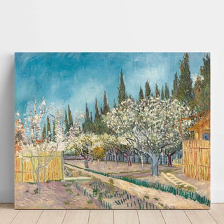 Reproduction Verger bordé de cyprès - Vincent Van Gogh