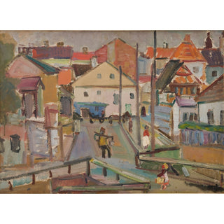 Reproduction porteur d'eau à Krzemieniec - Sasza Blonder