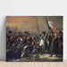 Reproduktion av målningen av Napoleon återkomst från ön Elba av Charles de Steuben