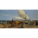 Reproduktion av målningen av återvändande från fisket - Joaquín Sorolla