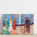 Reproduktion av målningen Reunion på stranden - Edvard Munch