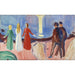 Reproduktion av målningen Reunion på stranden - Edvard Munch