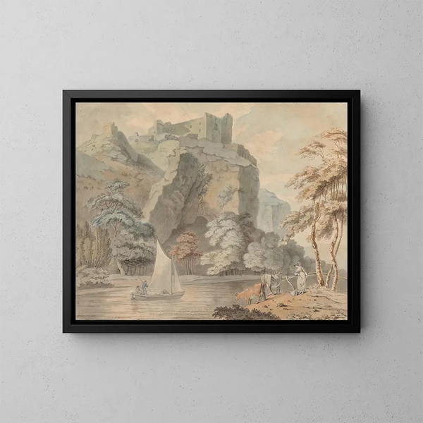 Château de Carrig Cennen, Carmarthenshire - Révérend John Gardnor — inramlat konstverk på väggen
