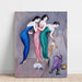 Reproduktion av målningen Drömmar och fantasier nr 1 (The Skittle Alley) - Nils Dardel