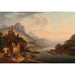 Rheinlandschaft - Christian Georg Schütz den äldre — visat i en interiör
