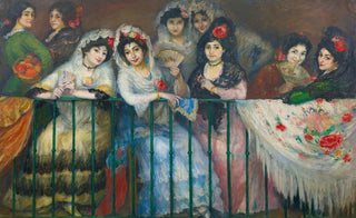 Ricard Canals i Llamb - A Balcony At The Bullfight.webp