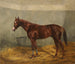 Le cheval de course Fantôme - Richard Benno Adam — vy av konstverket