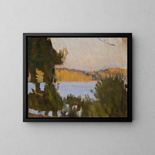Plage à Sbyholm - Richard Bergh — inramlat konstverk på väggen