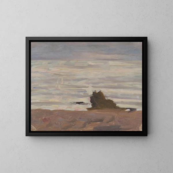Mer grise à Arild - Richard Bergh — inramlat konstverk på väggen