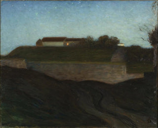 La forteresse de Varberg - Richard Bergh — vy av konstverket