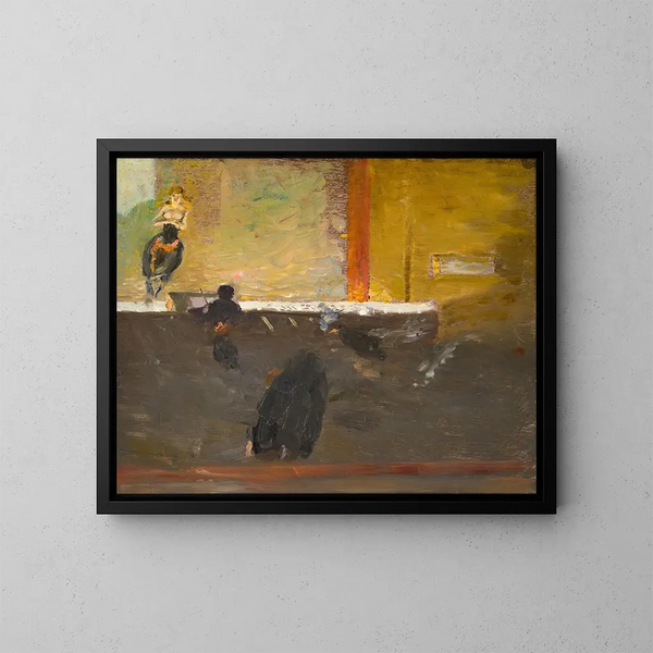 Variété - Richard Bergh — inramlat konstverk på väggen