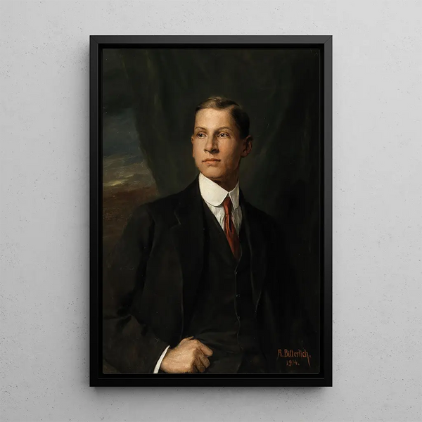Portrait de Hans Johann Nepomuk Reithoffer - Richard Bitterlich — inramlat konstverk på väggen