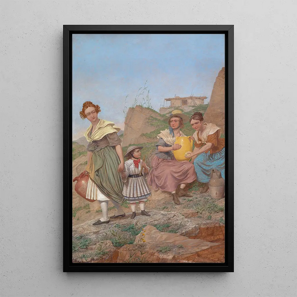 Negation - Richard Dadd — inramlat konstverk på väggen