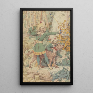 Richard Dadd - Sketch of Robin Hood.webp