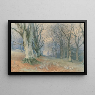 Richard Doyle - Fairies and squirrels in a forest.webp