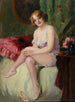 Dame au boudoir - Richard Geiger — vy av konstverket