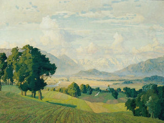 Landskap i Övre Bavaria - Richard Kaiser — vy av konstverket