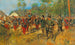 kejsar Napoléon III:s kapitulation den 1 september 1870 efter slaget vid Sedan - Richard Knötel — vy av konstverket