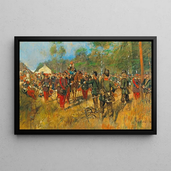 Richard Kntel - Capitulation of Emperor Napoleon III on 1 September 1870 Following the Battle of Sedan.webp