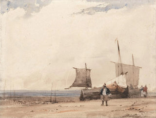 Strandscen - Richard Parkes Bonington — vy av konstverket