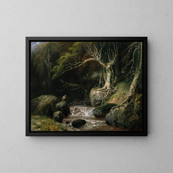 Solitude paysagère - Richard Westall — inramlat konstverk på väggen